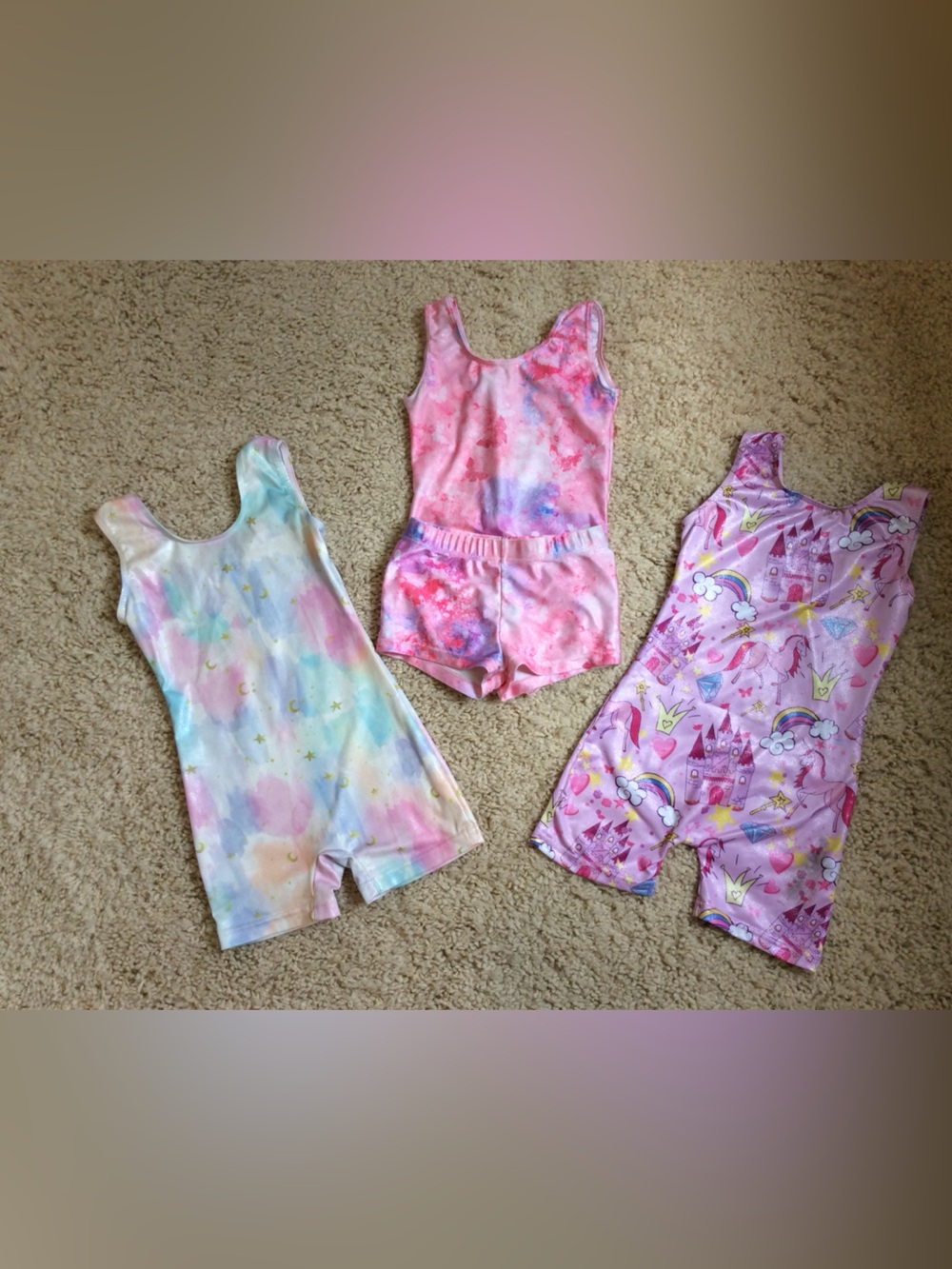 Girls 3-Pack Leotard Bundle - 4/5T